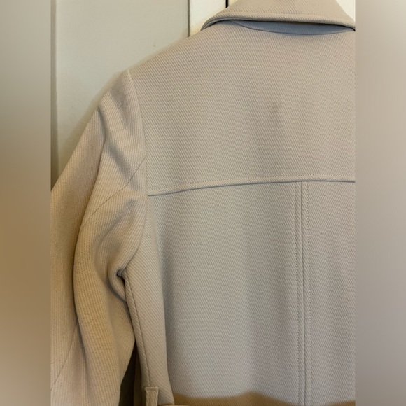 Filippa K Womens wool trench coat in Pumice Belted trench coat belted Wool coat - Picture 12 of 16